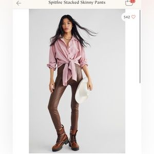 Free People Spitfire Stacked Skinny pants